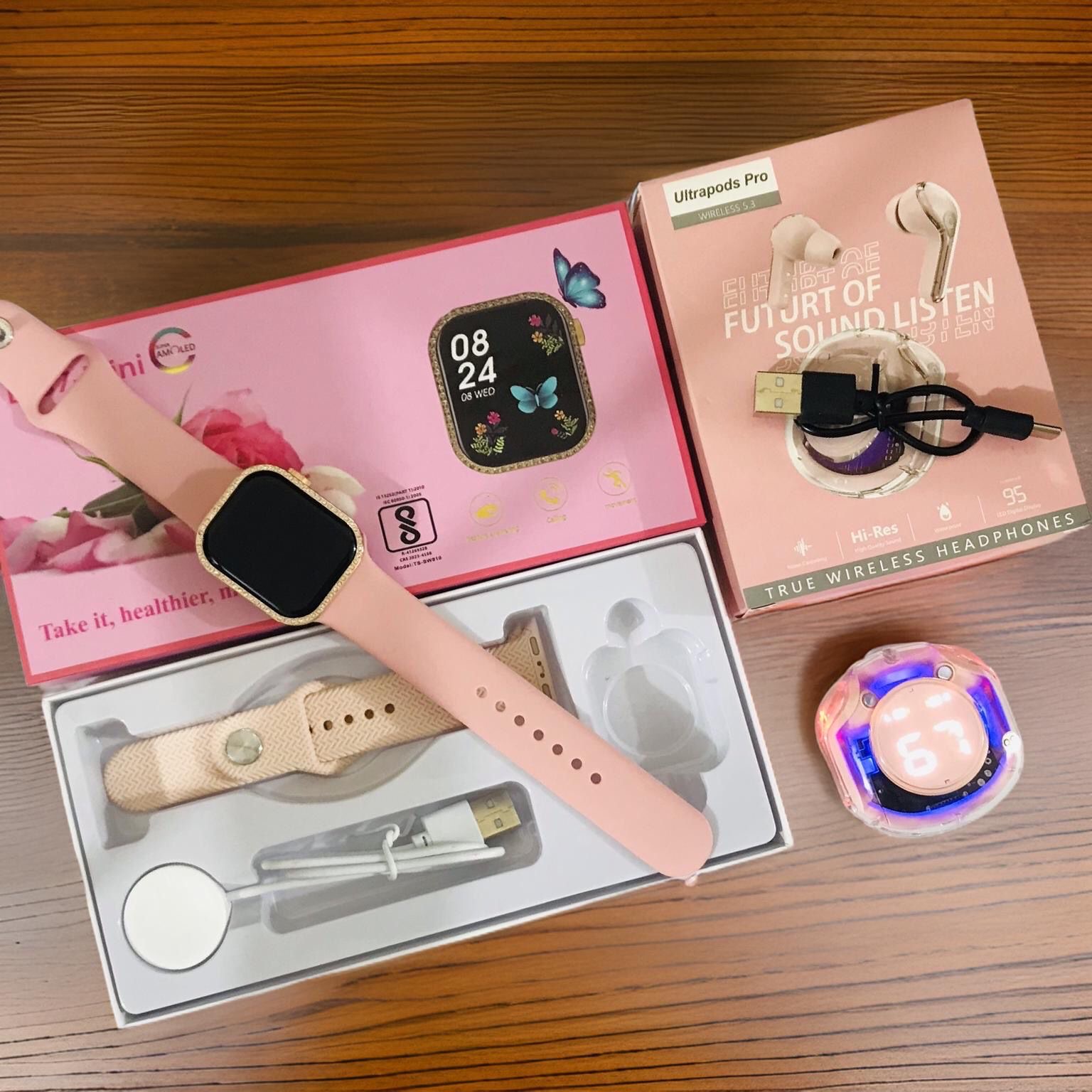 Ladies premium smartwatch combo